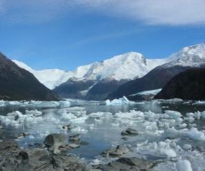 Puzzle Ο παγετώνας Onelli, Αργεντινή